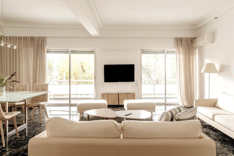 Elegant 2Bd Evelpidon Apartment Athen Exterior foto